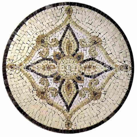 圆形拼花 No.6886