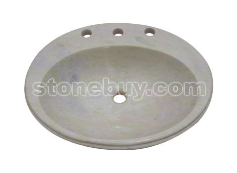 大理石异形洗手盆 No.5641