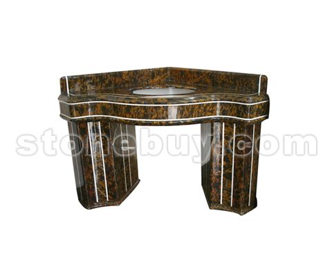 石材台柱盆-套盆 No.11305