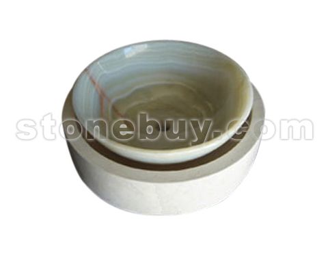 大理石圆盆 No.10683