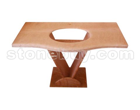 石材台柱盆-套盆 No.13764