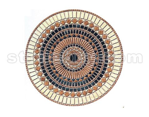 圆形拼花 No.12625
