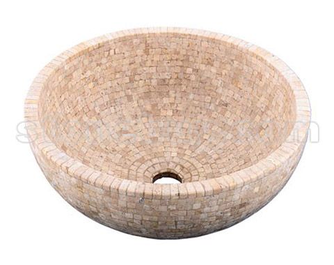 石材马赛克洗手盆 No.12582