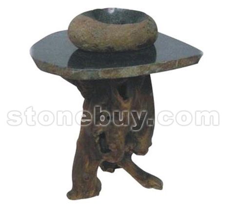 石材台柱盆-套盆 No.7895