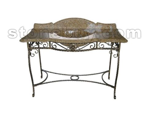 铁艺铁架带石材 No.9983