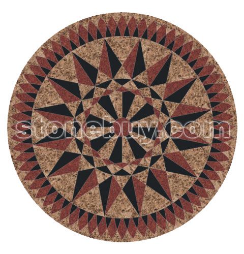 圆形拼花 No.3883