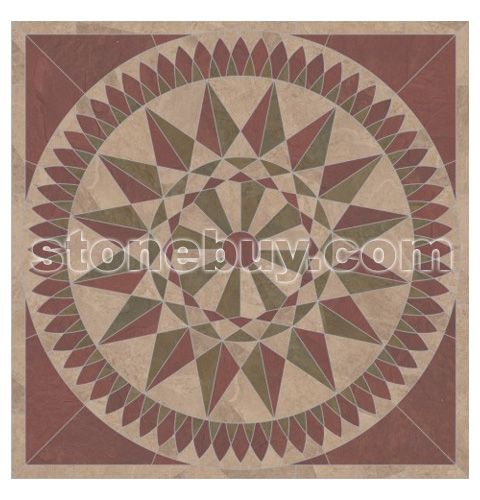 方形拼花 No.3865