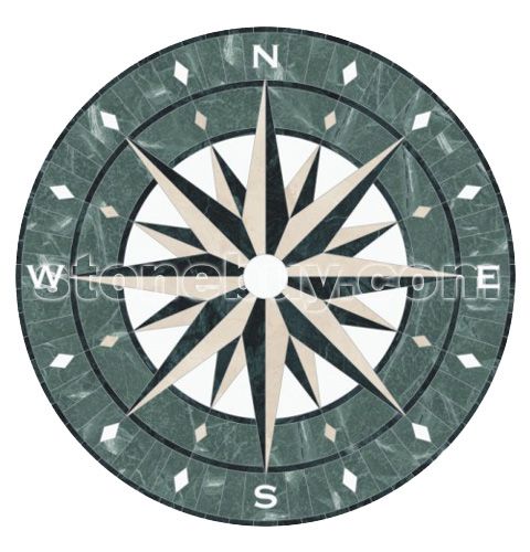 圆形拼花 No.3849