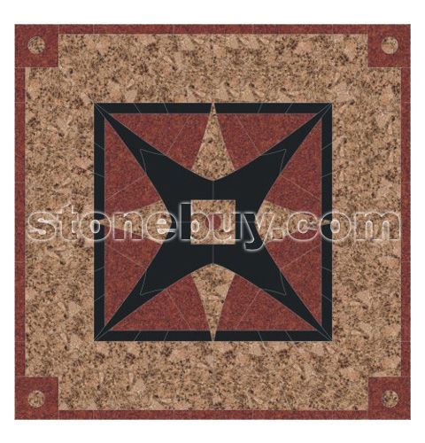 方形拼花 No.3691