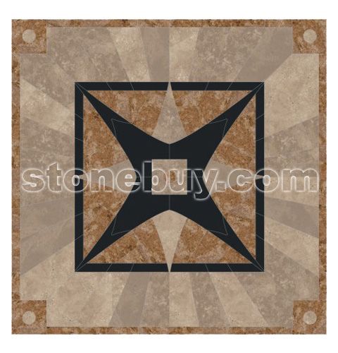 方形拼花 No.3692