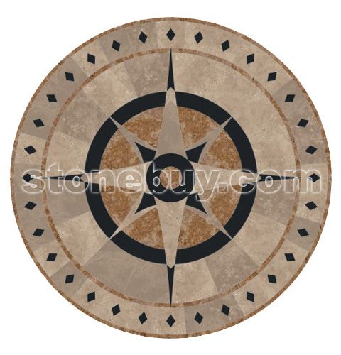 圆形拼花 No.3644