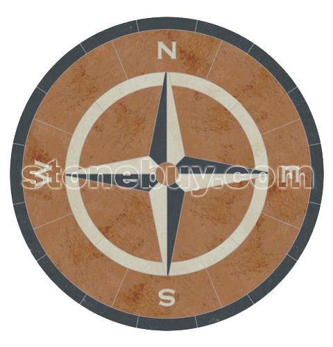 圆形拼花 No.3488