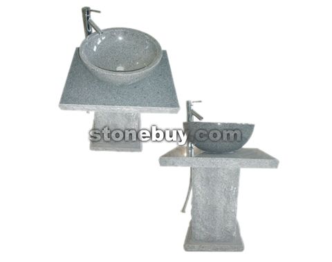 石材台柱盆-套盆 No.2635